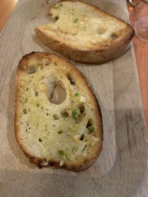 Vegan garlic bread at Marcellos of Douglas in Cork