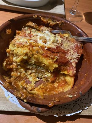 Vegan lasagne at Marcellos of Douglas in Cork