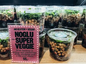 Vegan and gluten free salad at CPH - Retreat - T2 in Copenhagen