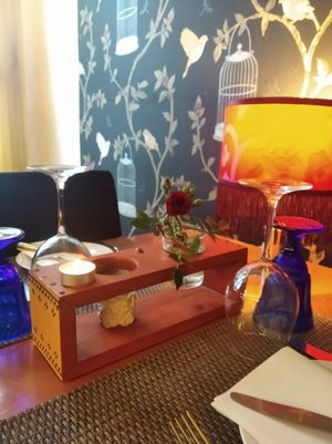 Sala de refeições at Cardamomo in Leiria