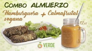Vegan hamburguer! at Verde Bebidas & Salud in Arequipa