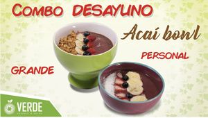 Açai bowl at Verde Bebidas & Salud in Arequipa