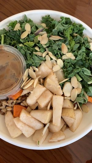 Warm Ancient grains bowl at Tractor Foods - Marine Building in Vancouver