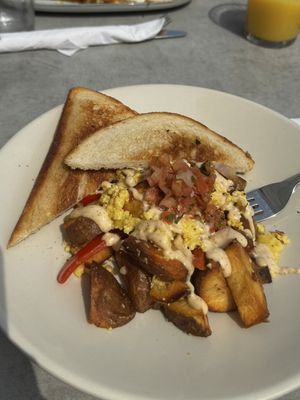 Vegan breakfast bowl   at Tractor Foods - Marine Building in Vancouver