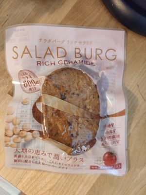 Vegan burger at Natural Lawson - Shibuya 1-chome in Tokyo