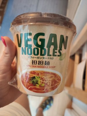 Vegan noodles at Natural Lawson - Shibuya 1-chome in Tokyo