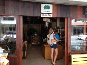 how it looks outside at Good Health Market in Chiang Mai