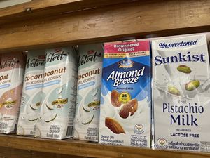Plant-based milk  at Good Health Market in Chiang Mai
