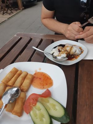 Loempia and ricerolls at Pho3mien in Hannover