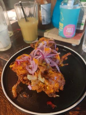 Sweetcorn fritters 10/10 at Turtle Bay in Newcastle Upon Tyne