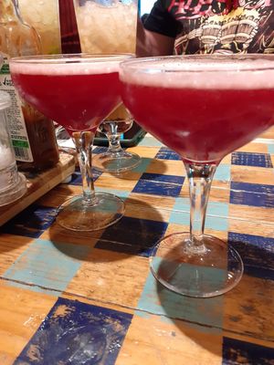 Strawberry daiquiri at Turtle Bay in Newcastle Upon Tyne