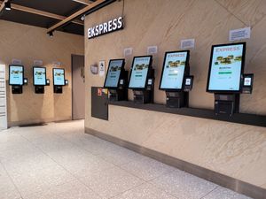 Self service kiosks at MAX in Oslo