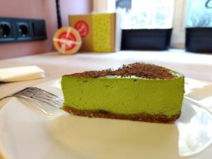 Spina-lemon raw-cake. My favorite :) at Agrus in Lviv