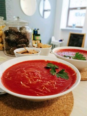 Cremborshch at Agrus in Lviv