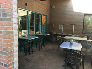 patio at Desert Roots Kitchen in Tempe