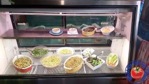 The daily selection of options when i visited  at Desert Roots Kitchen in Tempe