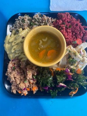 Smorgasbord (a bit of everything) at Desert Roots Kitchen in Tempe