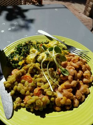 3 item lunch at Desert Roots Kitchen in Tempe