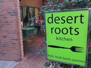 Entry way at Desert Roots Kitchen in Tempe