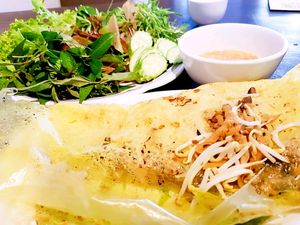 plenty of veggies at Sweet Root Vegetarian Restaurant  in Phnom Penh