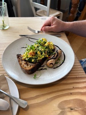 Vegan scramble   at The Beach House in Edinburgh