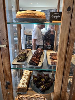 Vegan cakes  at The Beach House in Edinburgh