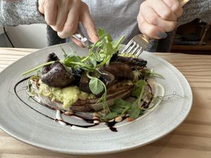 Portobello mushroom in portobello!!  at The Beach House in Edinburgh