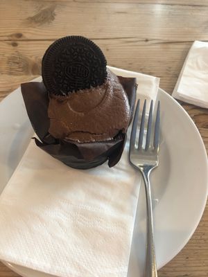 Oreo cupcake  at The Beach House in Edinburgh