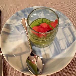 Avocado Mousse at Hotel Schweizerhof Lenzerheide in Lenzerheide