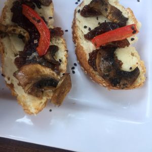 tapas  at Purple-Veg in Mexico City