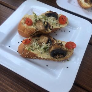 tapas at Purple-Veg in Mexico City