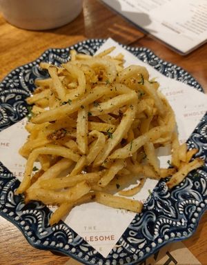 French fries at The Wholesome Table in Metro Manila