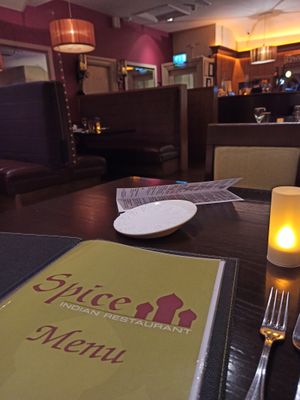 Interior at Spice Indian Restaurant in Wexford