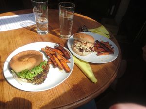 Burger Feast and Jackfruit "Pulled Pork"  at Feast Without the Beast - Pop-up in Oxford