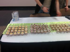 Cupcake samples  at The Cupcake Girl in Houston