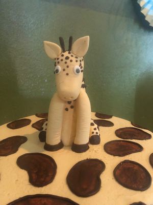 The top of my cake! at The Cupcake Girl in Houston