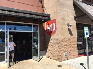 Outside at Mod Pizza in Sammamish