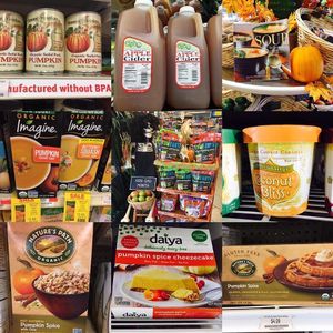 Seasonal vegan products. at Natures Market in Holland