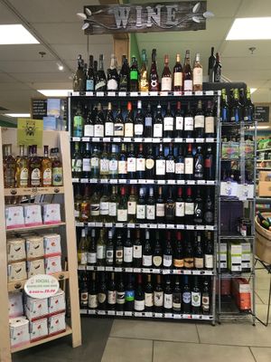 Organic wine and natural alcoholic beverages  at Natures Market in Holland