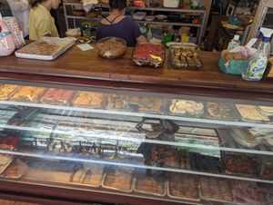 Food fridge display at Saki in Dalyan