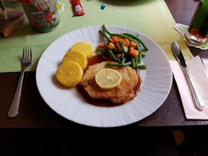 Veganes Sellerieschnitzel at Hotel Gasthof Schaeffler in Sonthofen