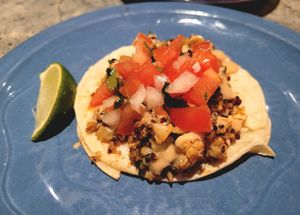 Chili-Lime Cauliflower Taco at Milagros Latin Kitchen in Redwood City
