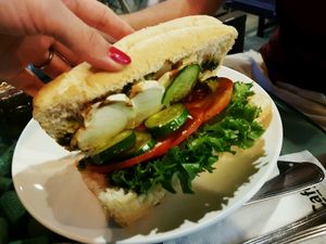 sandwich végétarien at Cafe 8.98 in Ao Nang