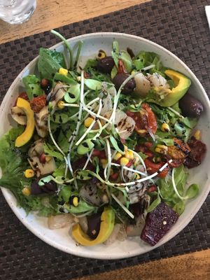 Artichoke and avocado salad at Cafe 8.98 in Ao Nang