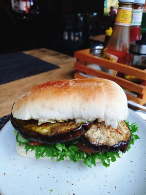 Oily sandwich at Cafe 8.98 in Ao Nang