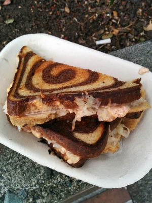 Rueben at The Bandwagon Food Truck in Nanaimo
