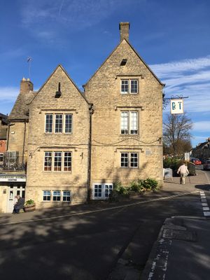 Side view of the restaurant  at Bitter & Twisted in Chipping Norton