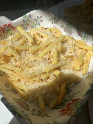 Cheesy chips at Little Aladdin in Manchester