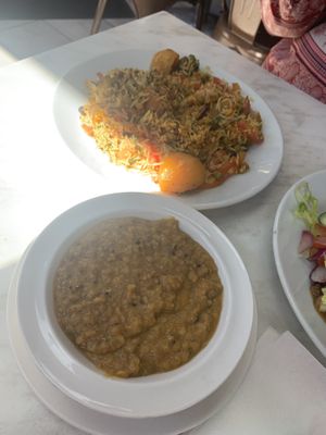 Vegetable biriani at Little Aladdin in Manchester