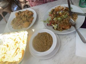 Red lentil curry at Little Aladdin in Manchester